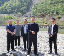 调研河鱼乡大店村二组未经核准违法占用地盘堆